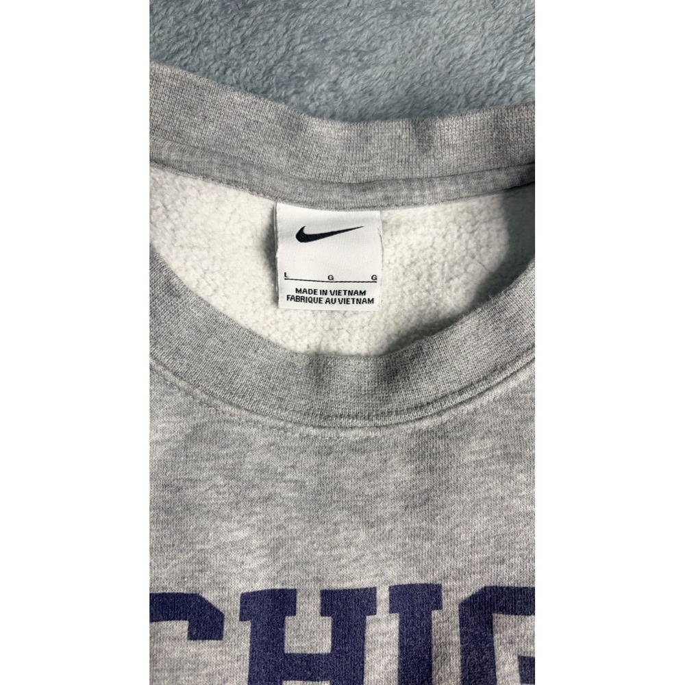 Michigan Wolverines sweatshirt mens small gray nike crewneck football fleece